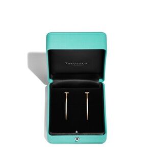 Tiffany & Co. Gold T bar Earrings